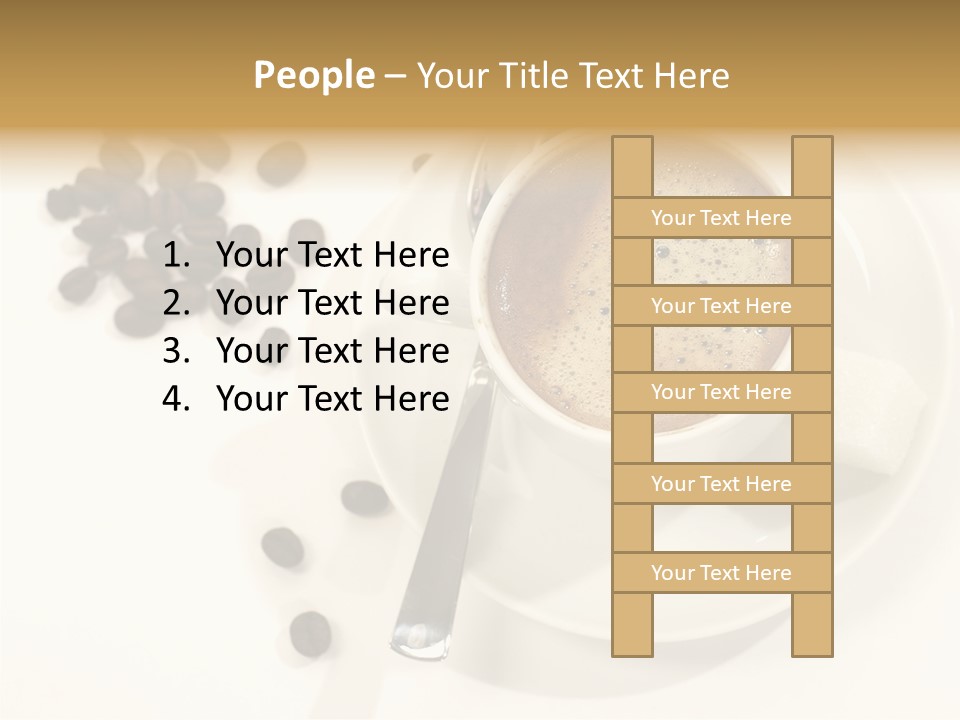 Plate Beans White PowerPoint Template