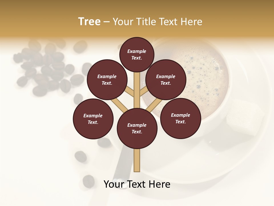 Plate Beans White PowerPoint Template