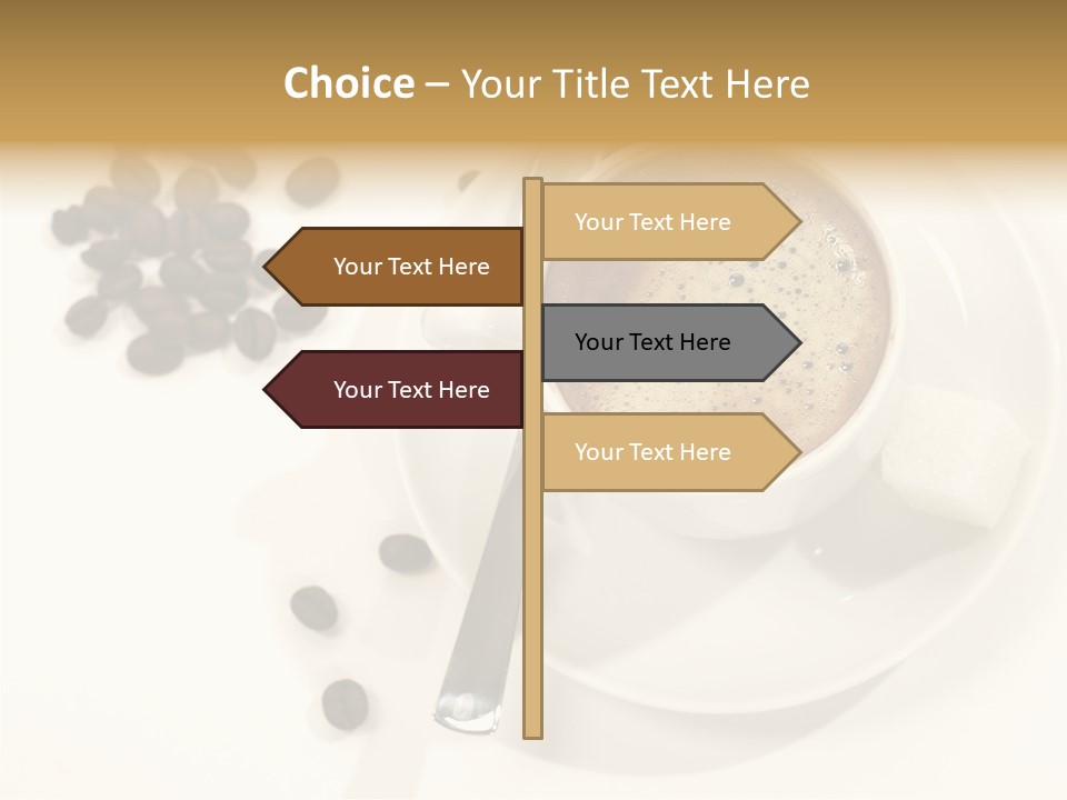 Plate Beans White PowerPoint Template