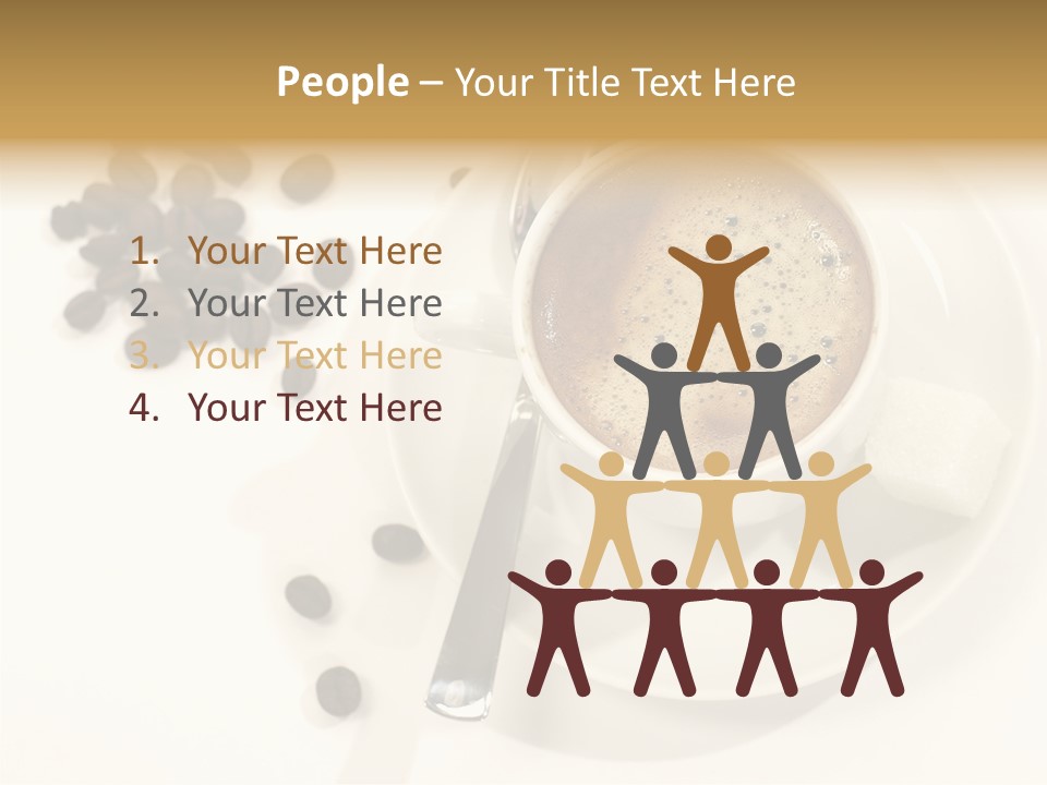 Plate Beans White PowerPoint Template