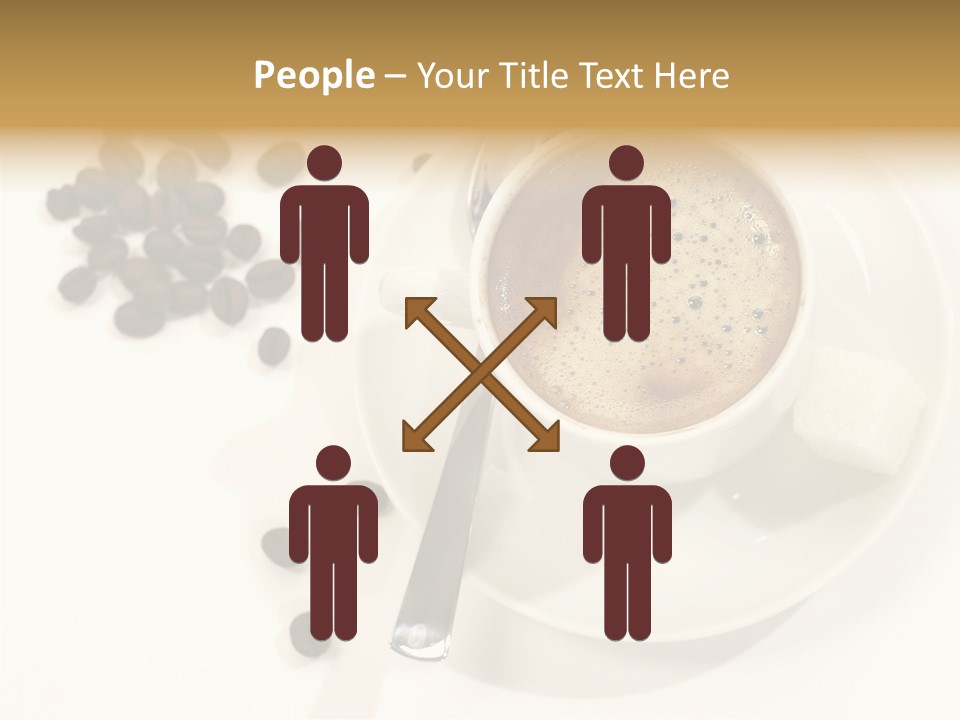 Plate Beans White PowerPoint Template