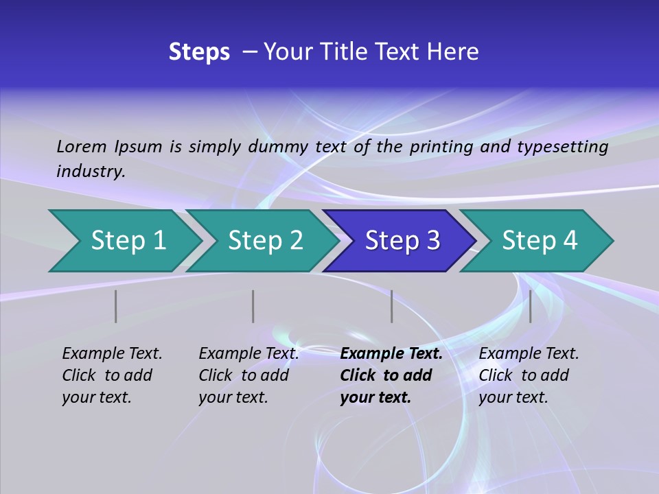Orange Raytrace Zoom PowerPoint Template