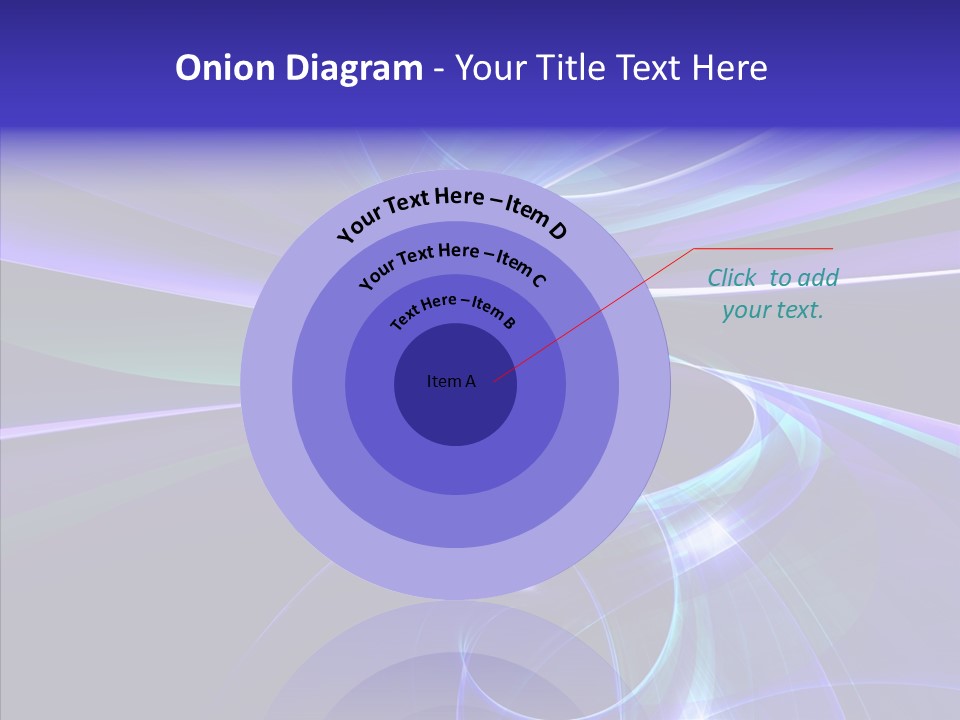 Orange Raytrace Zoom PowerPoint Template