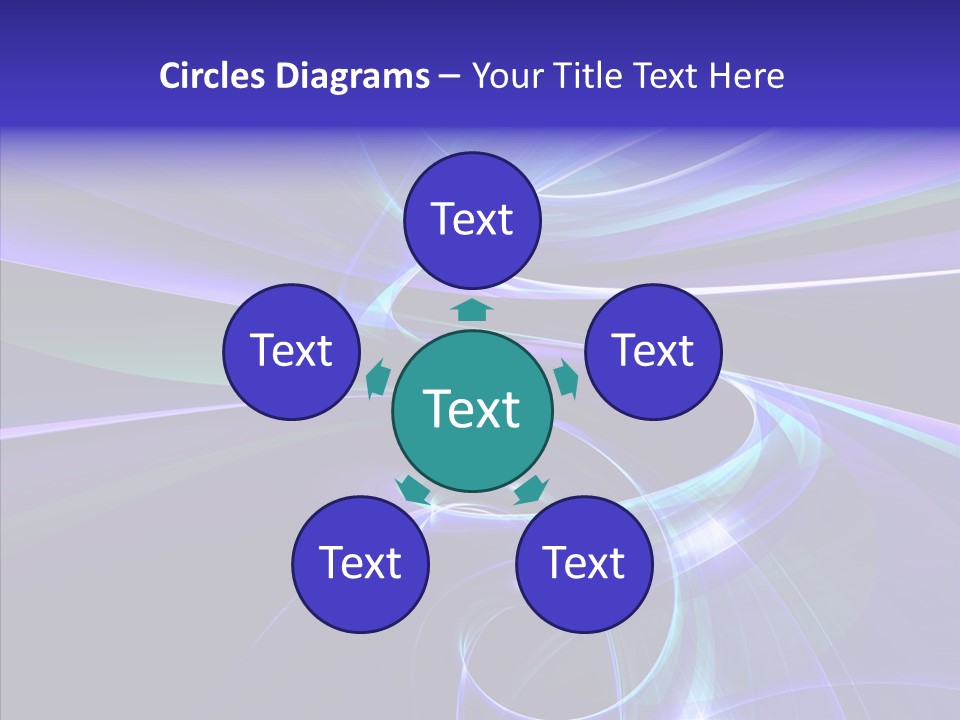 Orange Raytrace Zoom PowerPoint Template