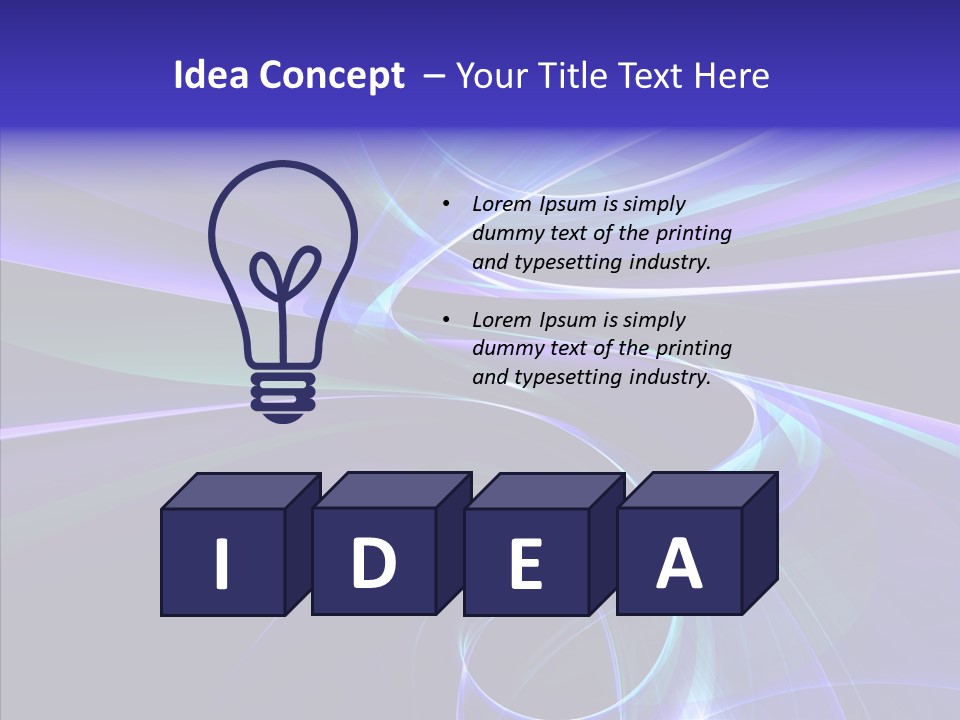 Orange Raytrace Zoom PowerPoint Template