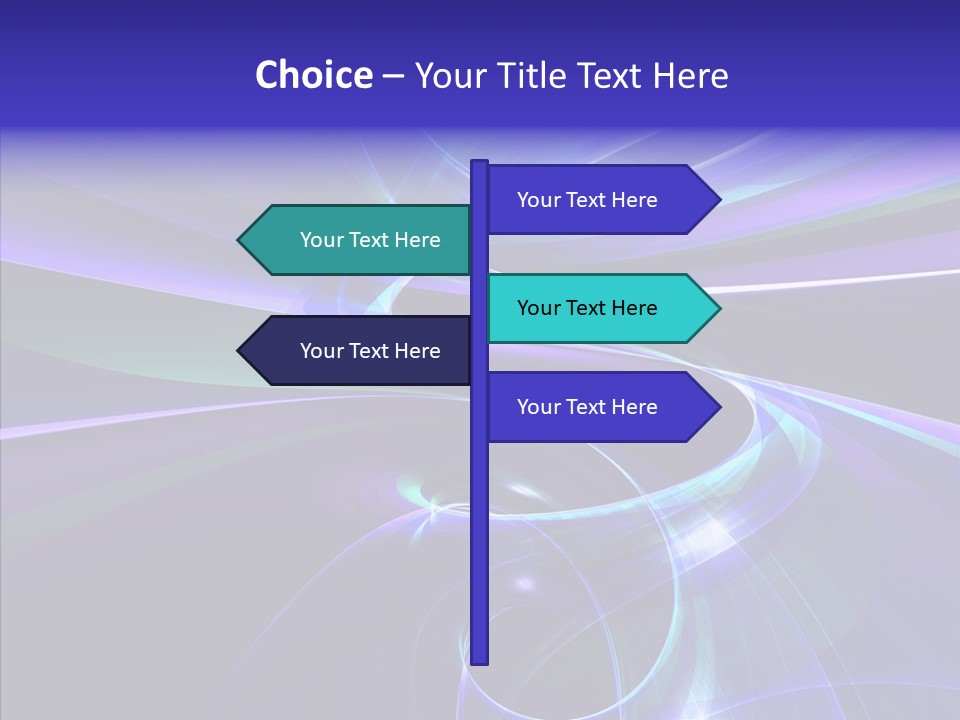 Orange Raytrace Zoom PowerPoint Template