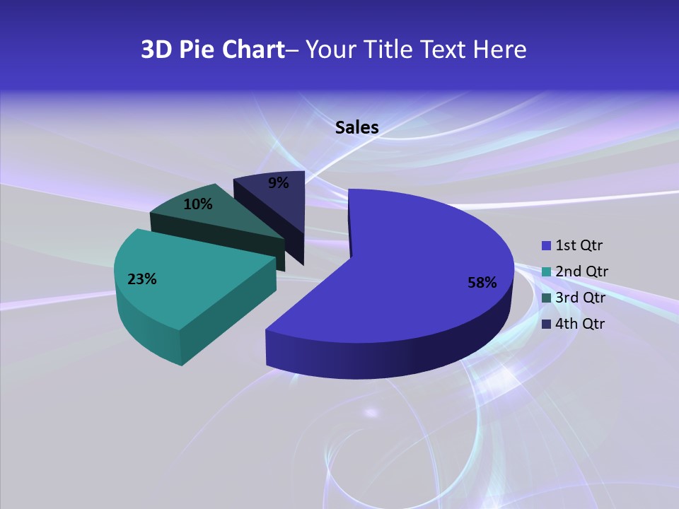 Orange Raytrace Zoom PowerPoint Template