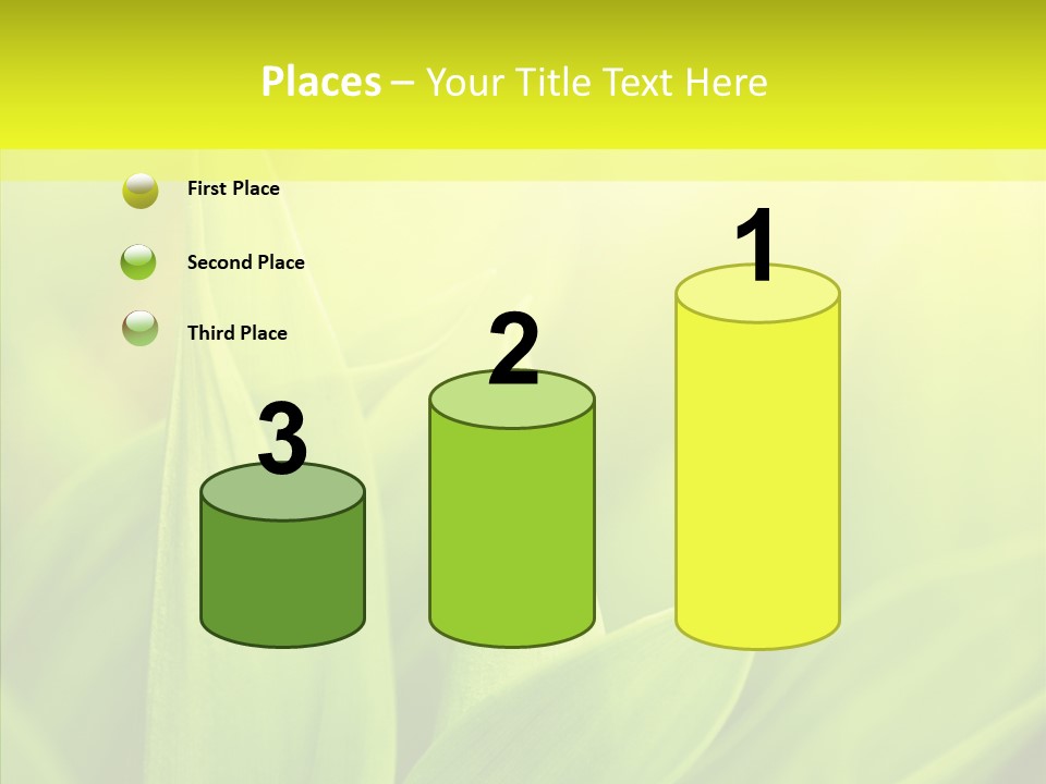 Tranquil Nature Plant PowerPoint Template