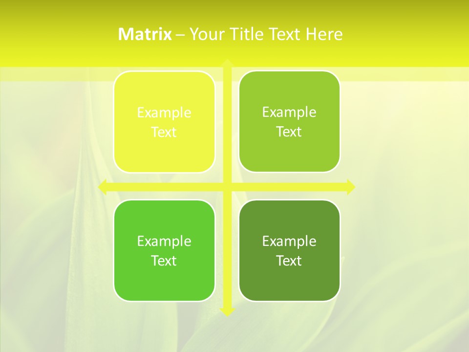 Tranquil Nature Plant PowerPoint Template