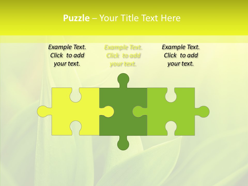 Tranquil Nature Plant PowerPoint Template