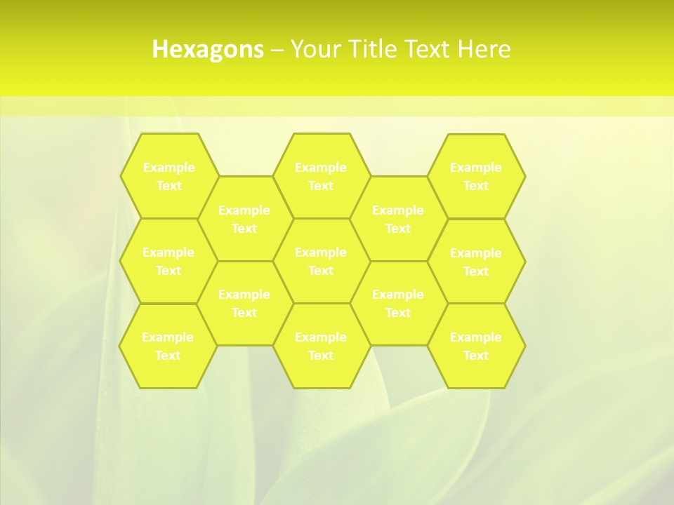 Tranquil Nature Plant PowerPoint Template