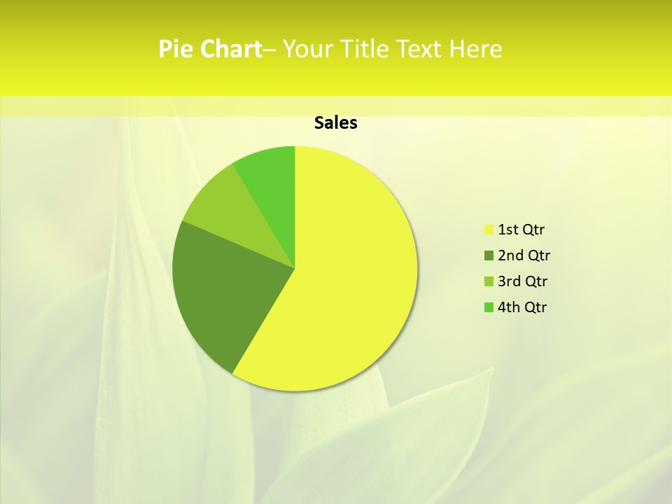 Tranquil Nature Plant PowerPoint Template