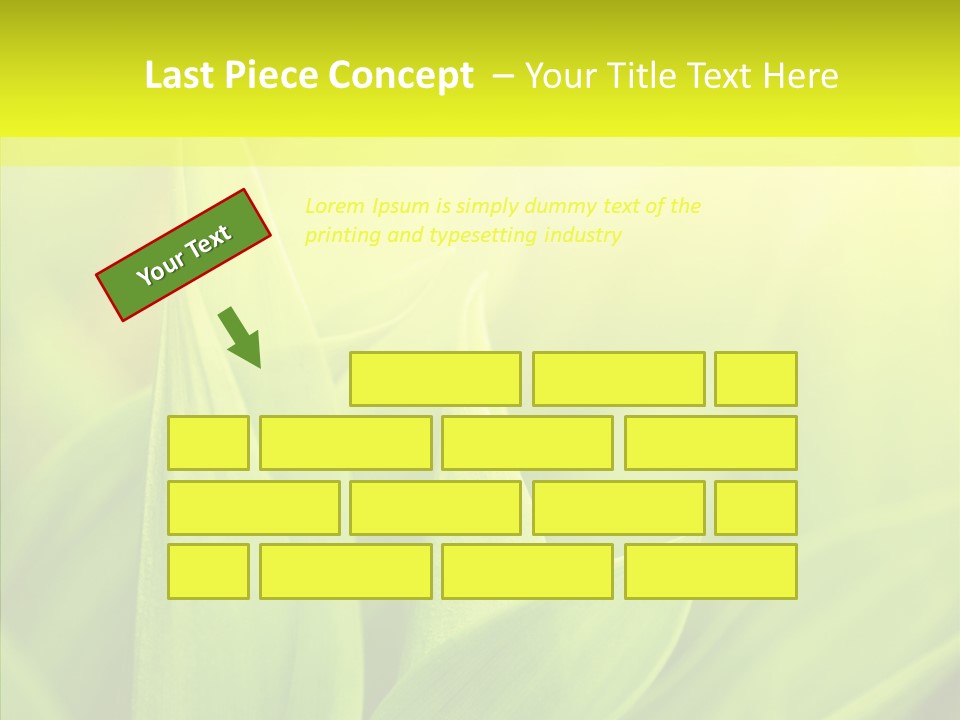 Tranquil Nature Plant PowerPoint Template
