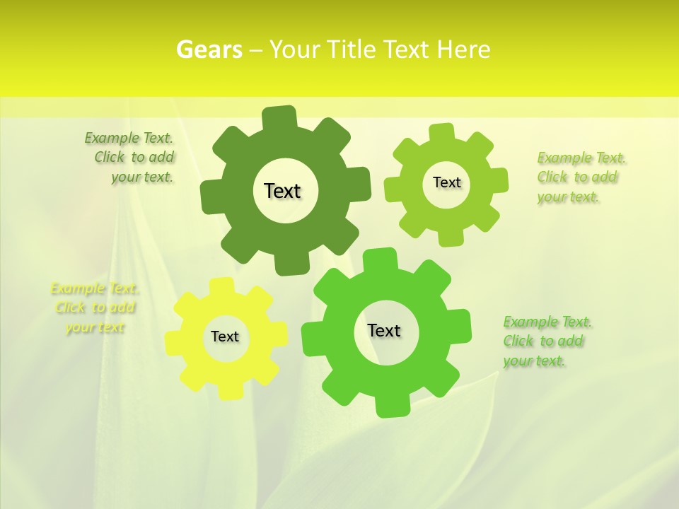 Tranquil Nature Plant PowerPoint Template