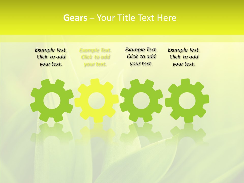 Tranquil Nature Plant PowerPoint Template