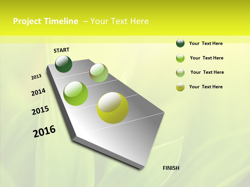 Tranquil Nature Plant PowerPoint Template