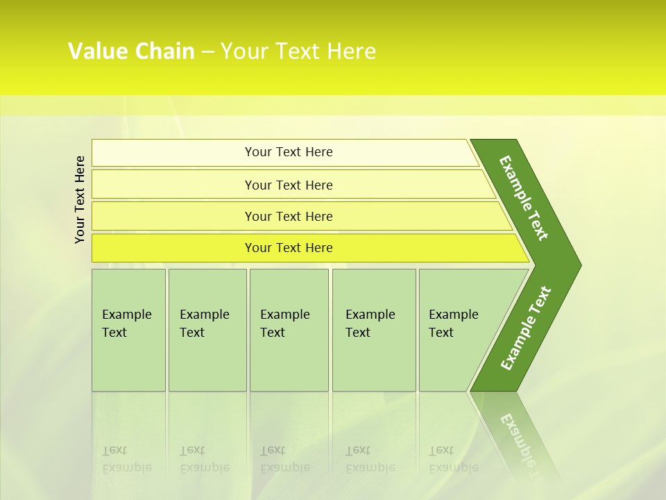 Tranquil Nature Plant PowerPoint Template