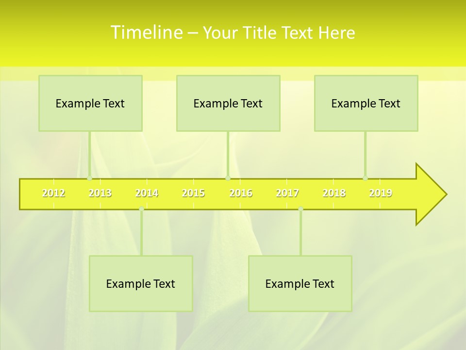 Tranquil Nature Plant PowerPoint Template