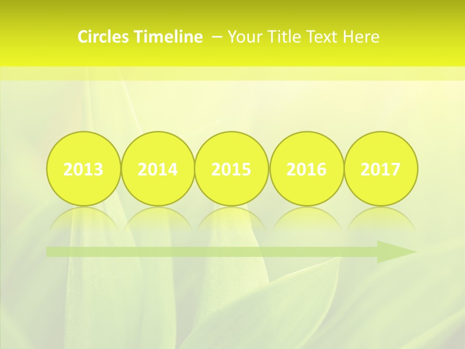 Tranquil Nature Plant PowerPoint Template