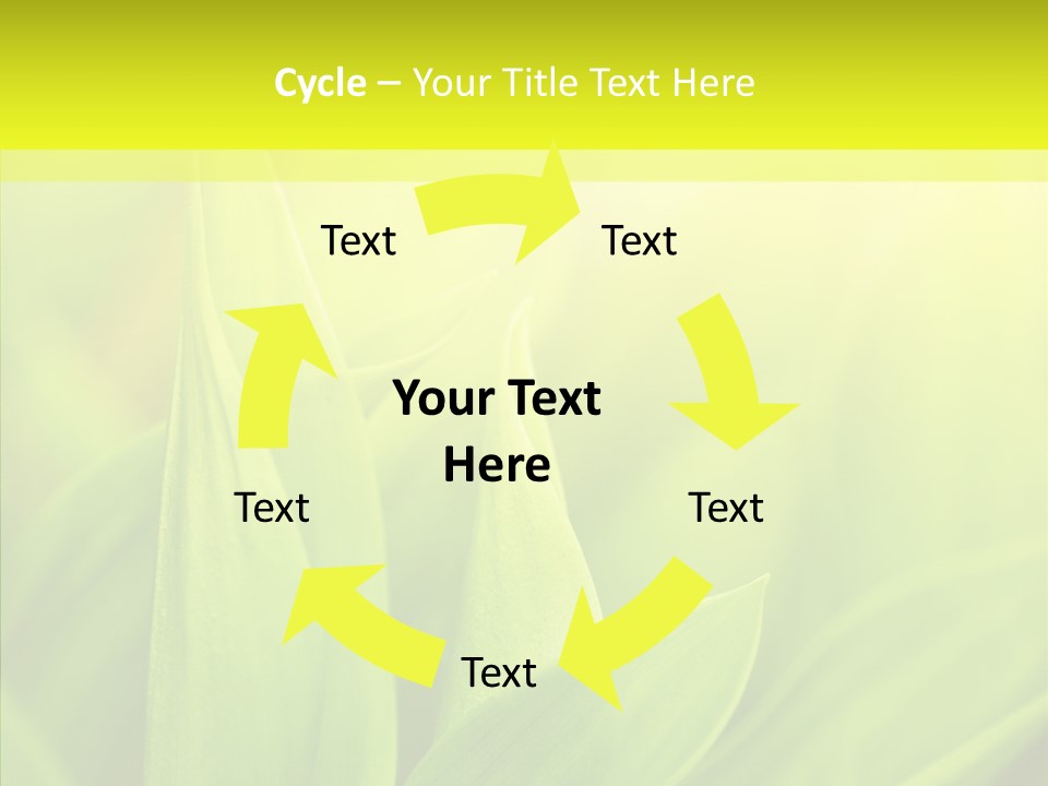 Tranquil Nature Plant PowerPoint Template