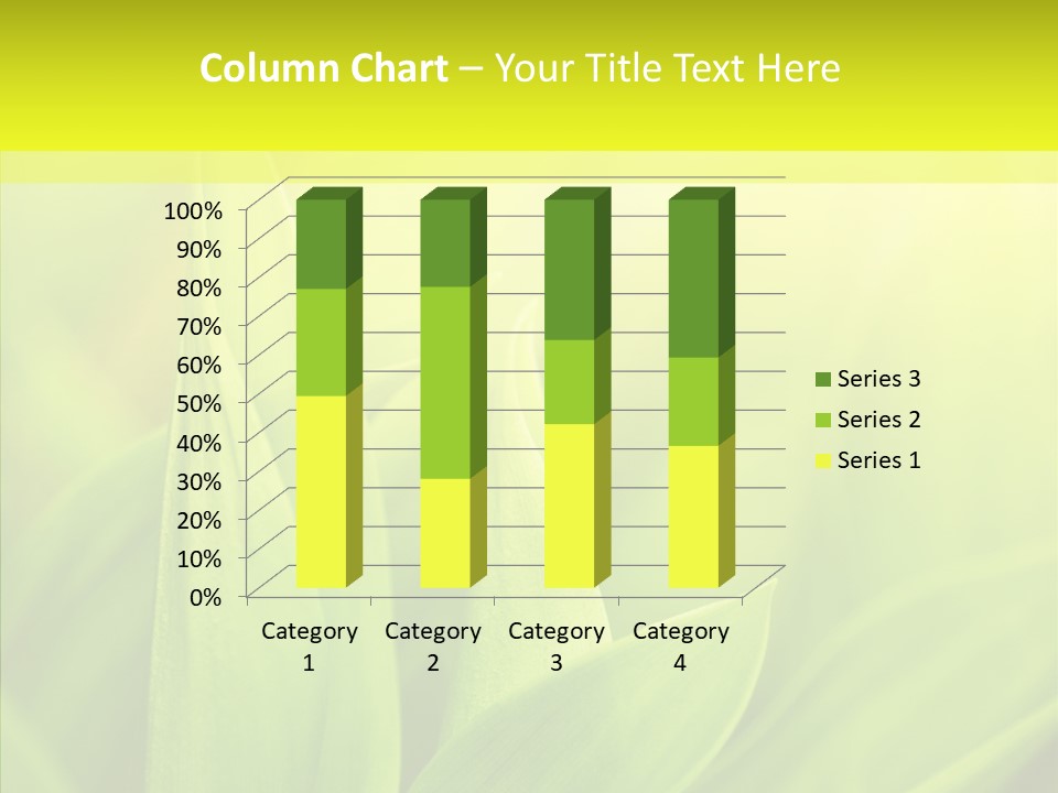 Tranquil Nature Plant PowerPoint Template