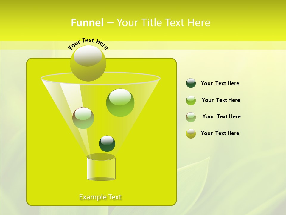 Tranquil Nature Plant PowerPoint Template