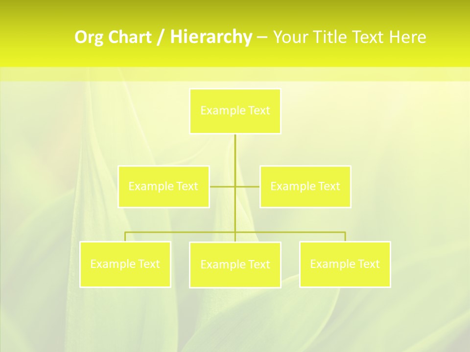 Tranquil Nature Plant PowerPoint Template