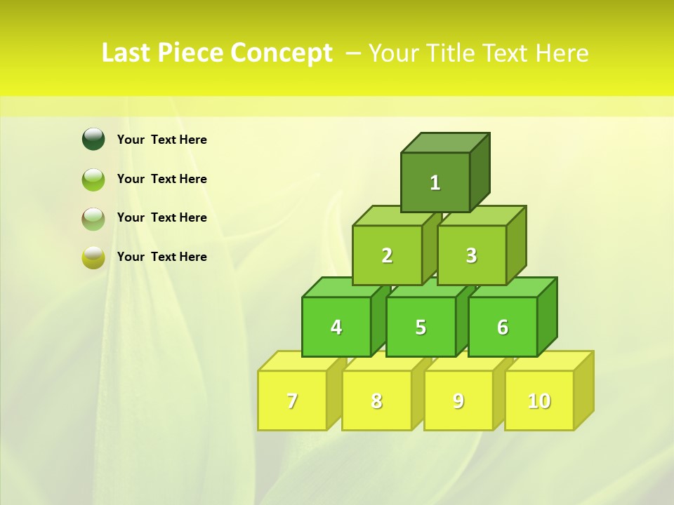 Tranquil Nature Plant PowerPoint Template