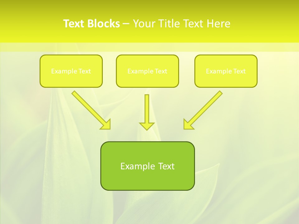 Tranquil Nature Plant PowerPoint Template