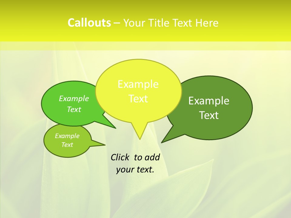 Tranquil Nature Plant PowerPoint Template