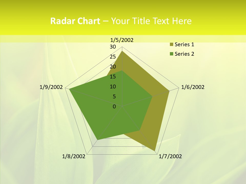 Tranquil Nature Plant PowerPoint Template