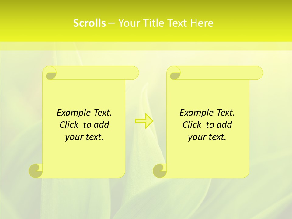 Tranquil Nature Plant PowerPoint Template