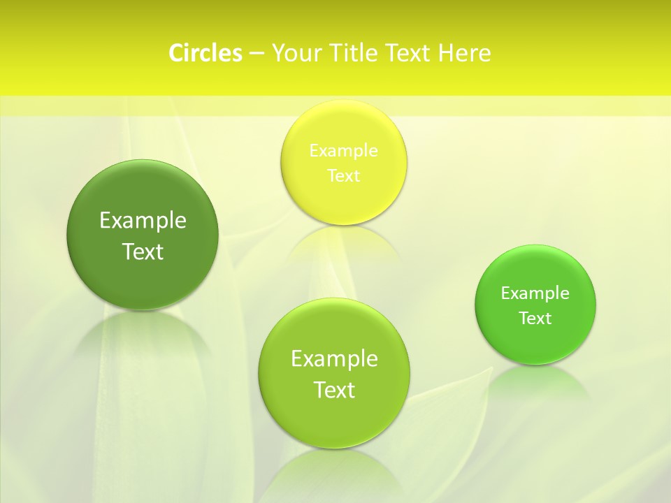 Tranquil Nature Plant PowerPoint Template