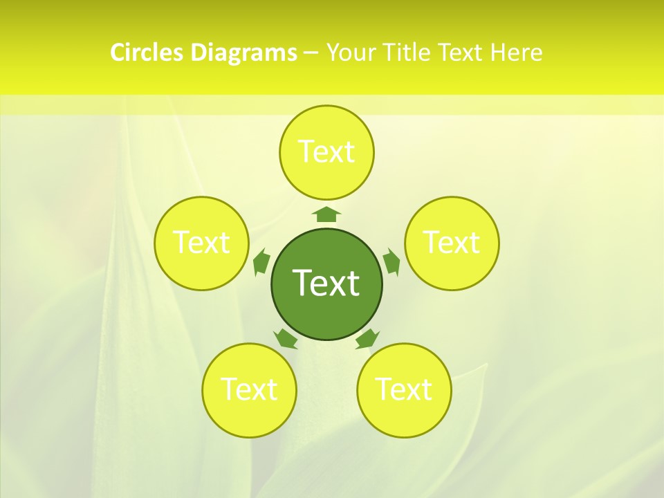 Tranquil Nature Plant PowerPoint Template