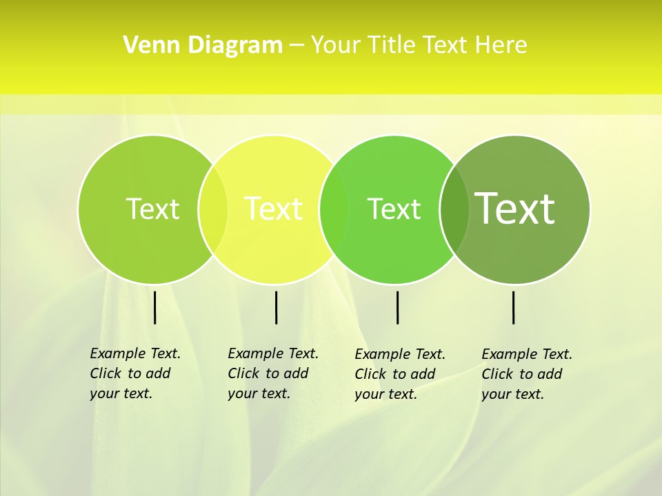 Tranquil Nature Plant PowerPoint Template