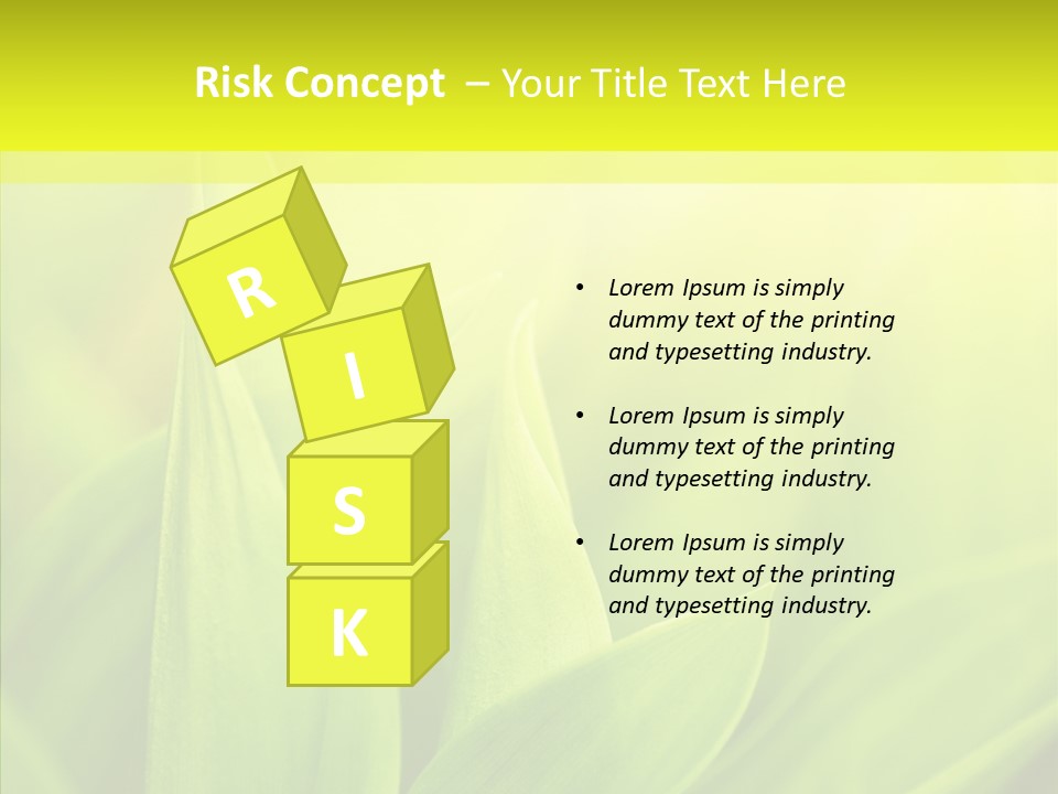 Tranquil Nature Plant PowerPoint Template