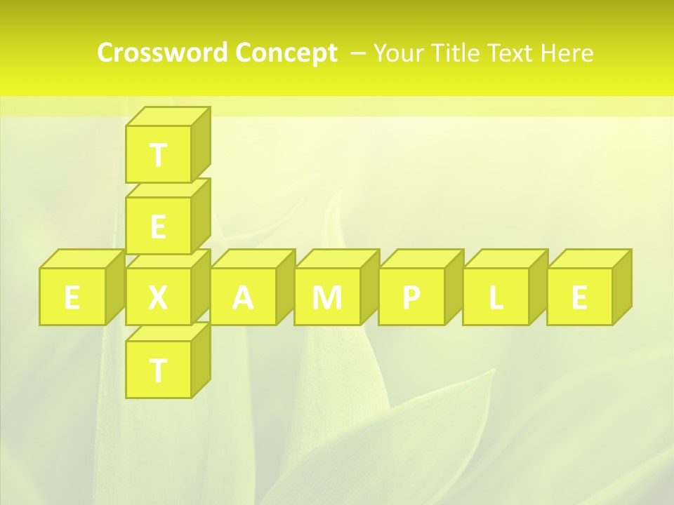 Tranquil Nature Plant PowerPoint Template