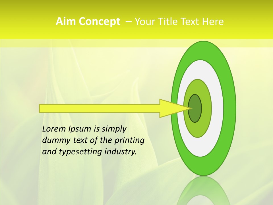 Tranquil Nature Plant PowerPoint Template