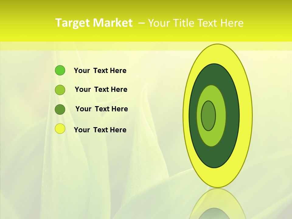 Tranquil Nature Plant PowerPoint Template