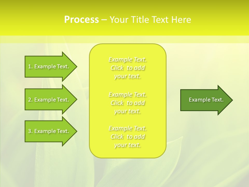 Tranquil Nature Plant PowerPoint Template