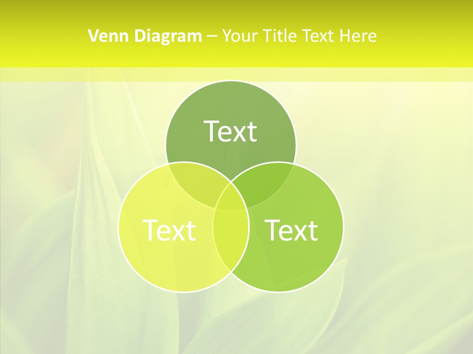 Tranquil Nature Plant PowerPoint Template