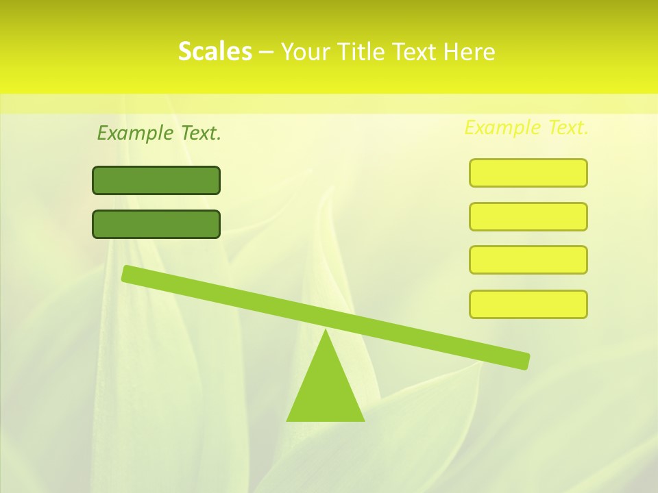 Tranquil Nature Plant PowerPoint Template