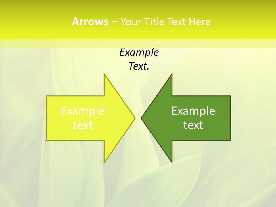 Tranquil Nature Plant PowerPoint Template