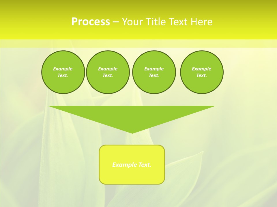 Tranquil Nature Plant PowerPoint Template