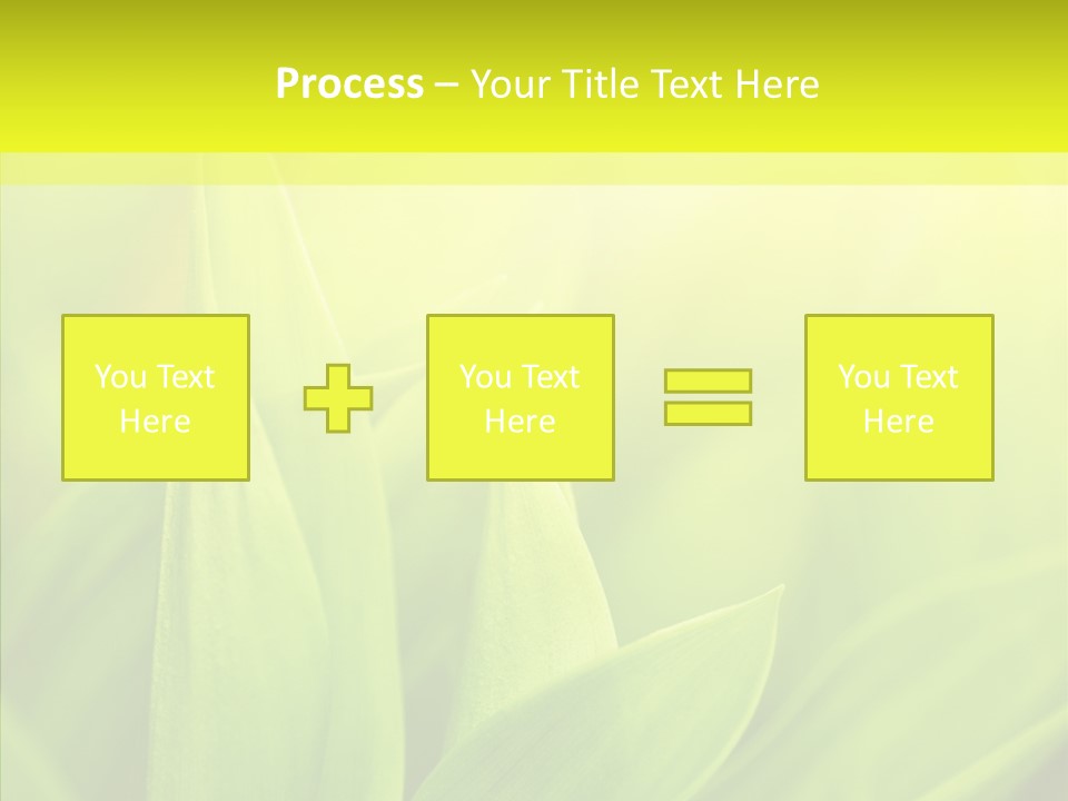 Tranquil Nature Plant PowerPoint Template