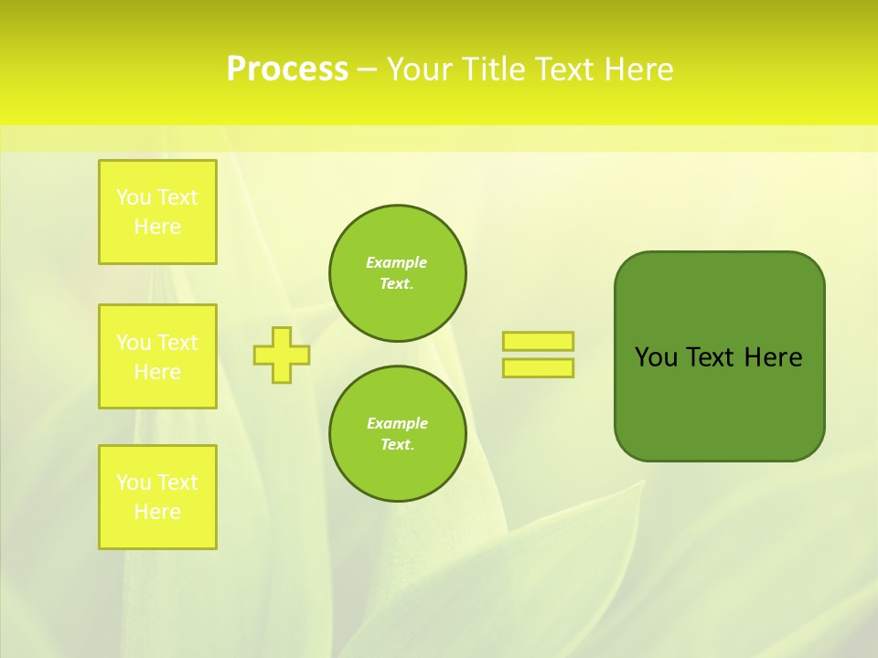Tranquil Nature Plant PowerPoint Template