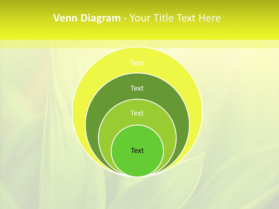 Tranquil Nature Plant PowerPoint Template