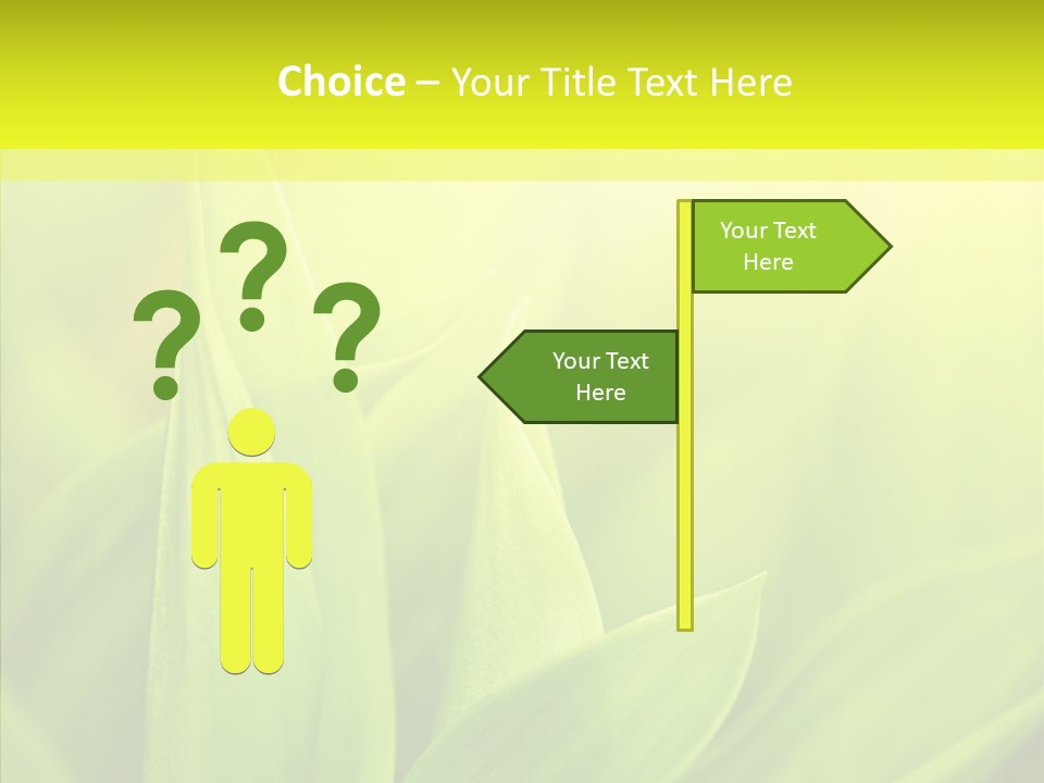 Tranquil Nature Plant PowerPoint Template