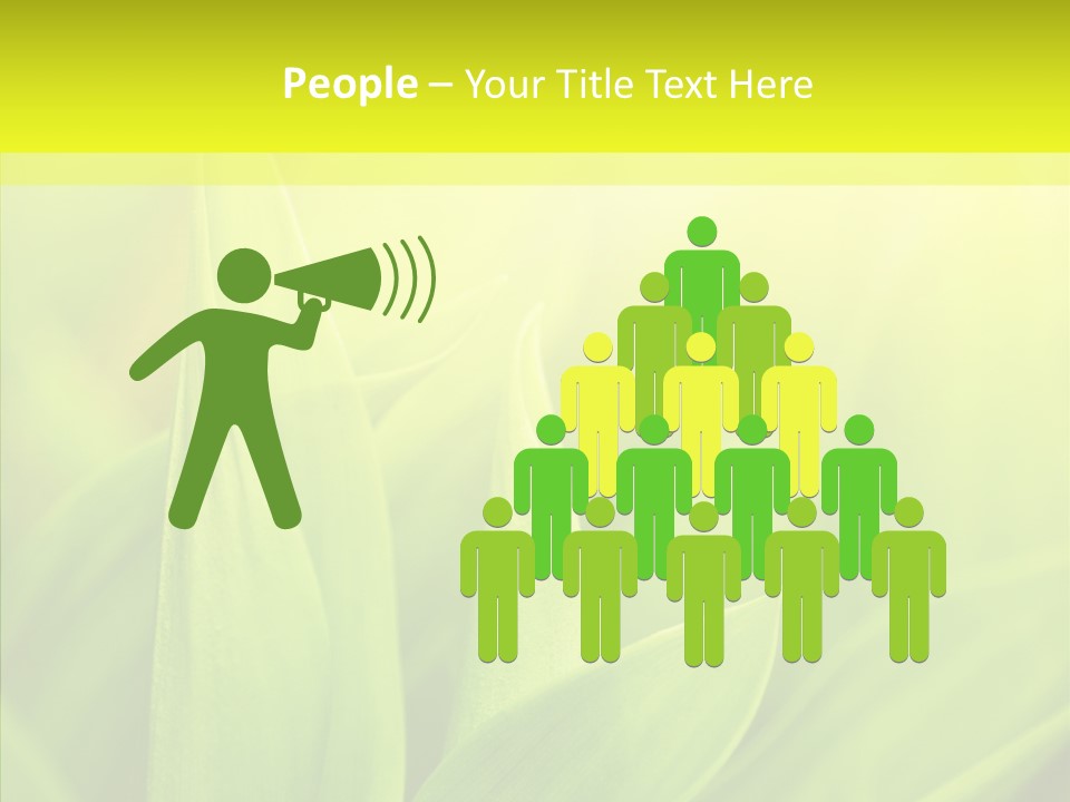 Tranquil Nature Plant PowerPoint Template