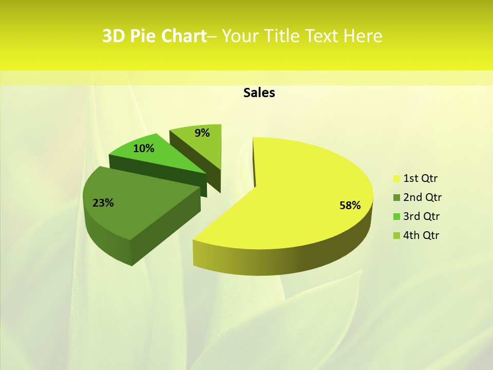 Tranquil Nature Plant PowerPoint Template